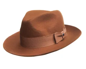 Hills Hats Merino Wool Fedora in Tan