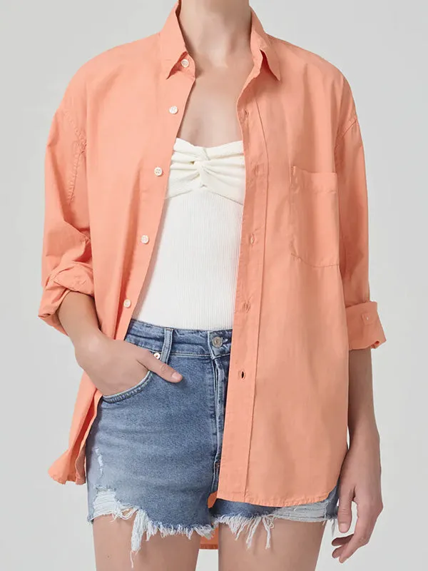 Kayla Shirt in Papaya