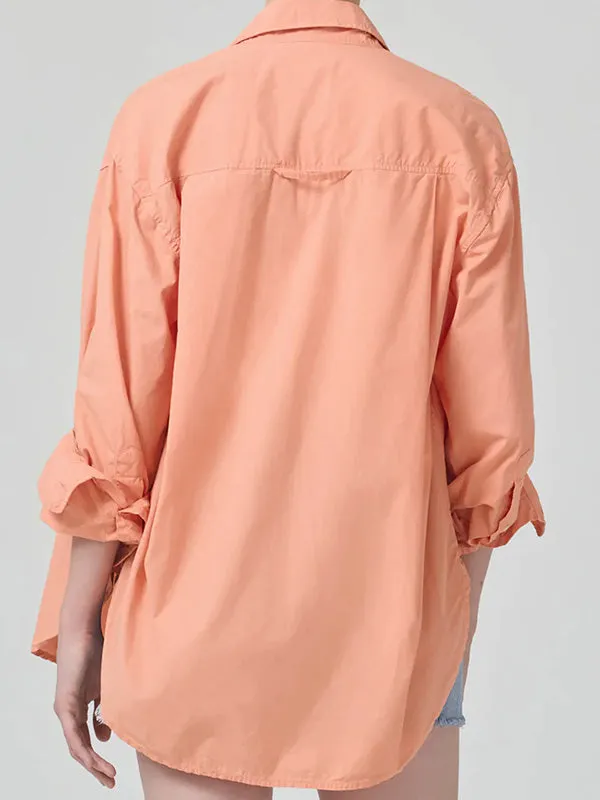 Kayla Shirt in Papaya