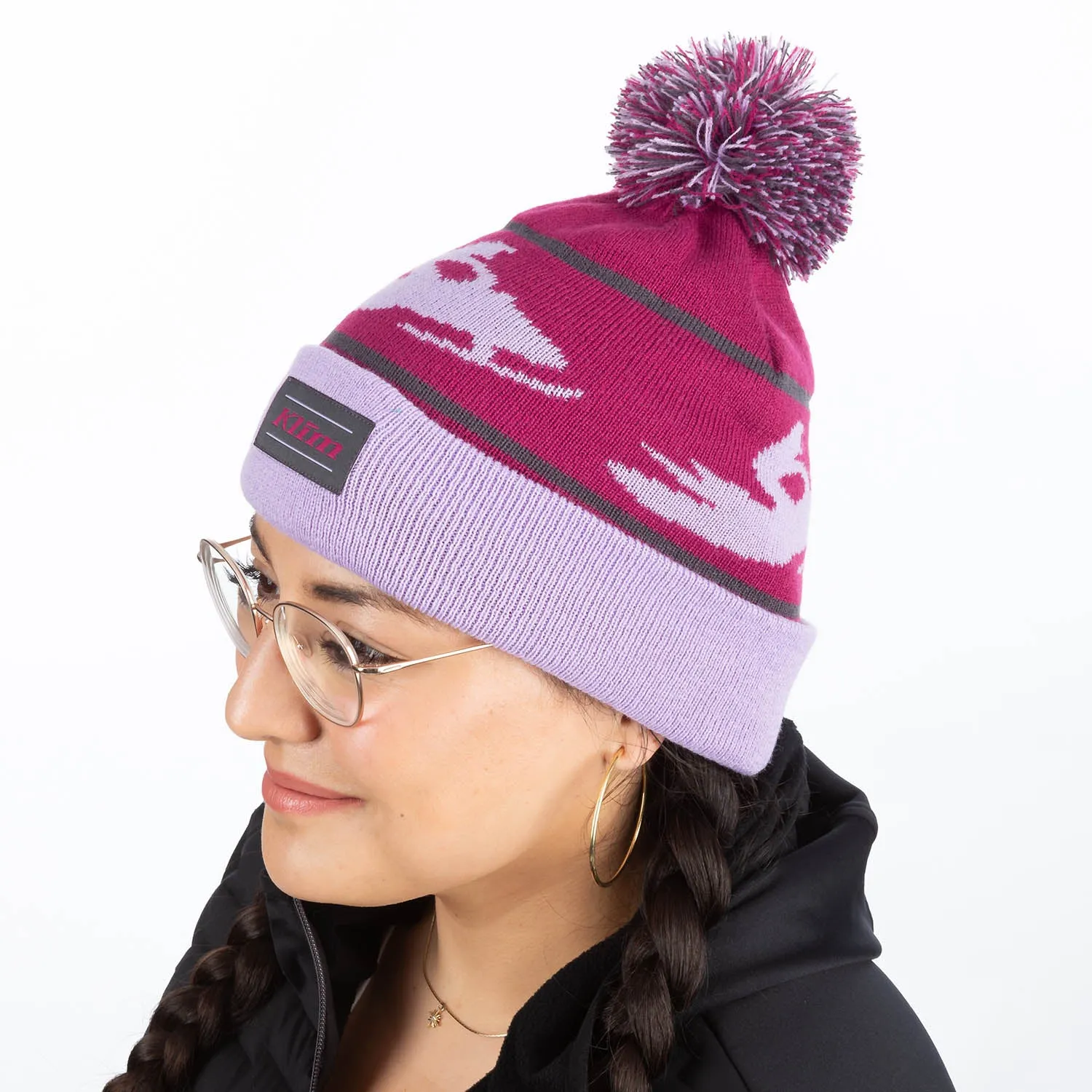 Klim Bomber Beanie Raspberry Radiance/Lavender Heist