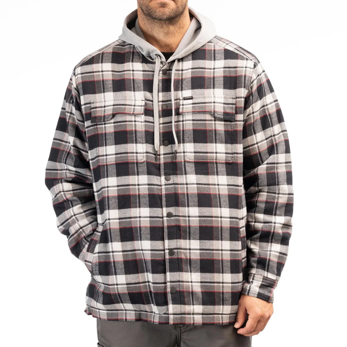 Klim Targhee Fleece Lined Flannel Black/Monument