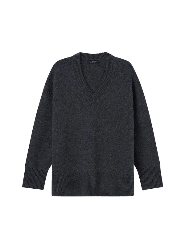 Lewis Knit in Charcoal Melange