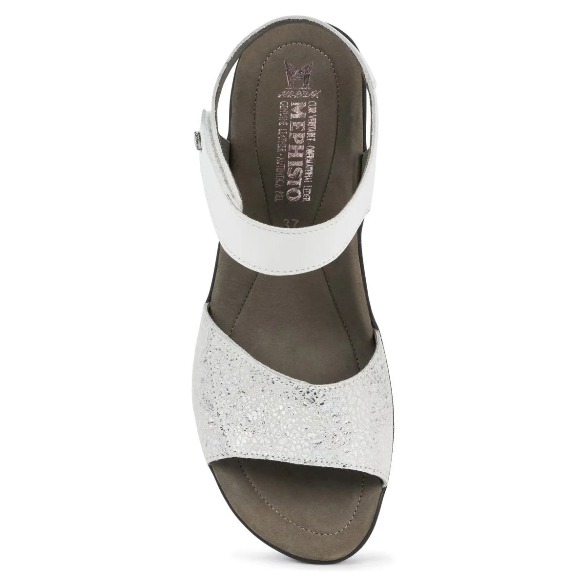 Mephisto Women's Pattie White Silk/Silver