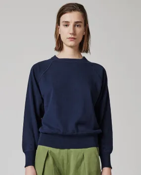 MHL KNITTED LONG SLEEVE T-SHIRT / INDIGO