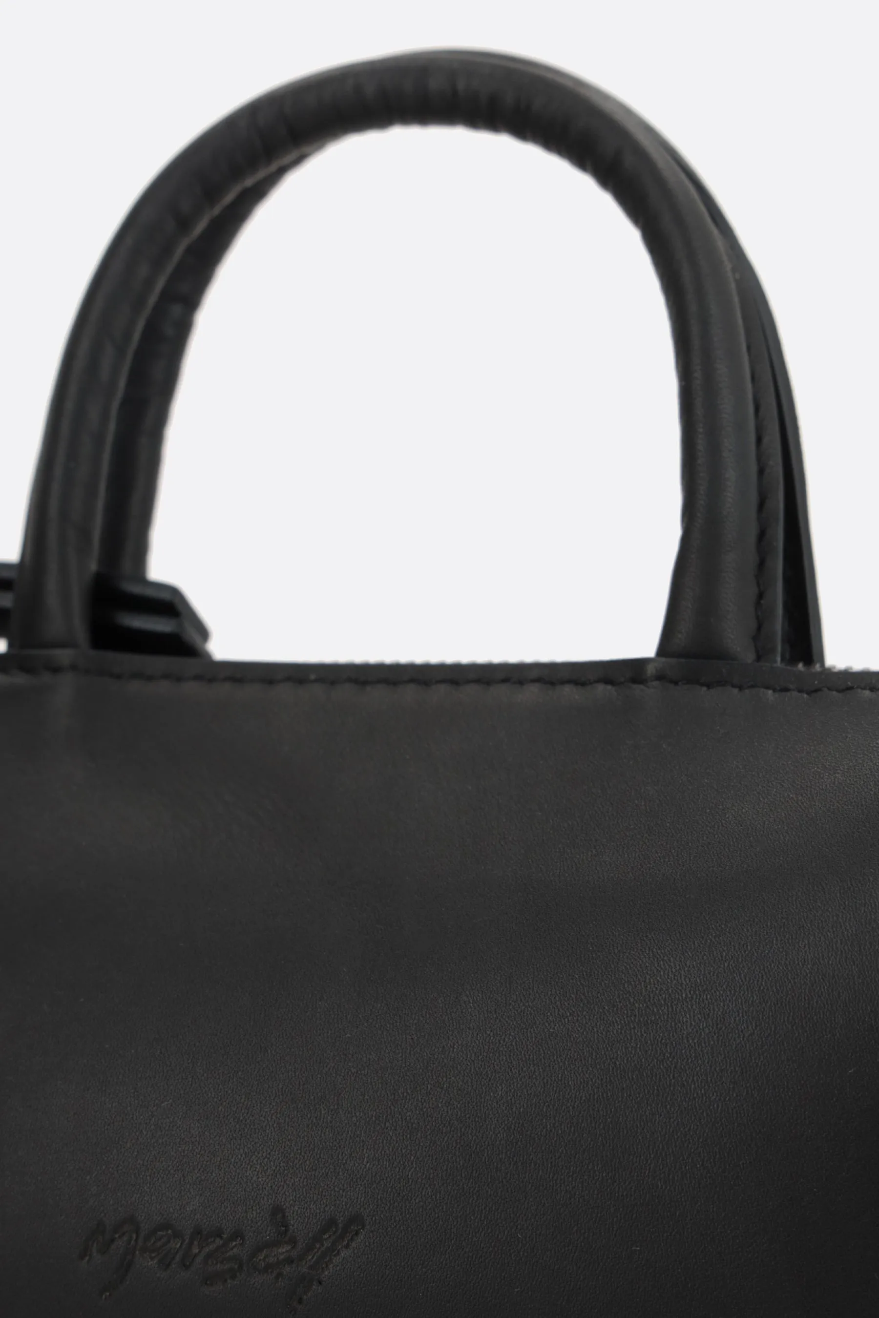 Microdritta smooth leather handbag