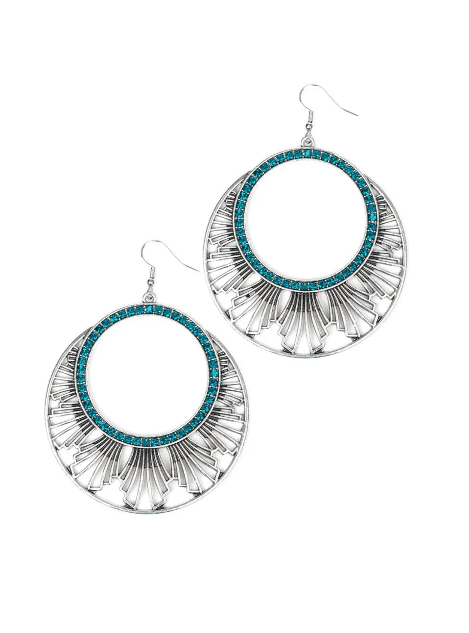 Mod Mood Blue Earrings