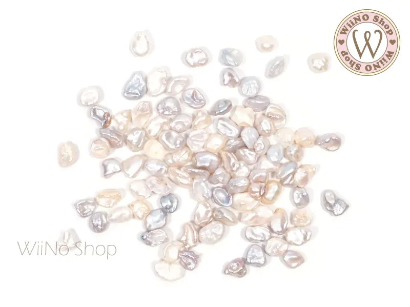 Natural Baroque Pearl Nail Art Decoration - 10 pcs