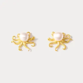 Octopus Pearl Earrings