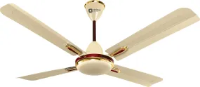 Orient Electric Quadro Ornamental 1200mm Ceiling Fan (Metallic Ivory/Cherry)