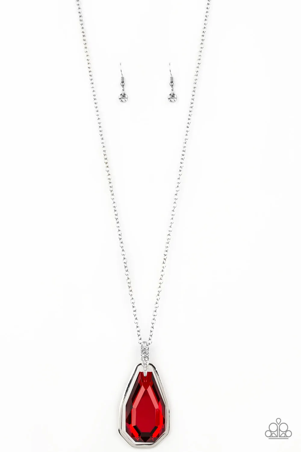 Paparazzi Maven Magic Red Necklace Set