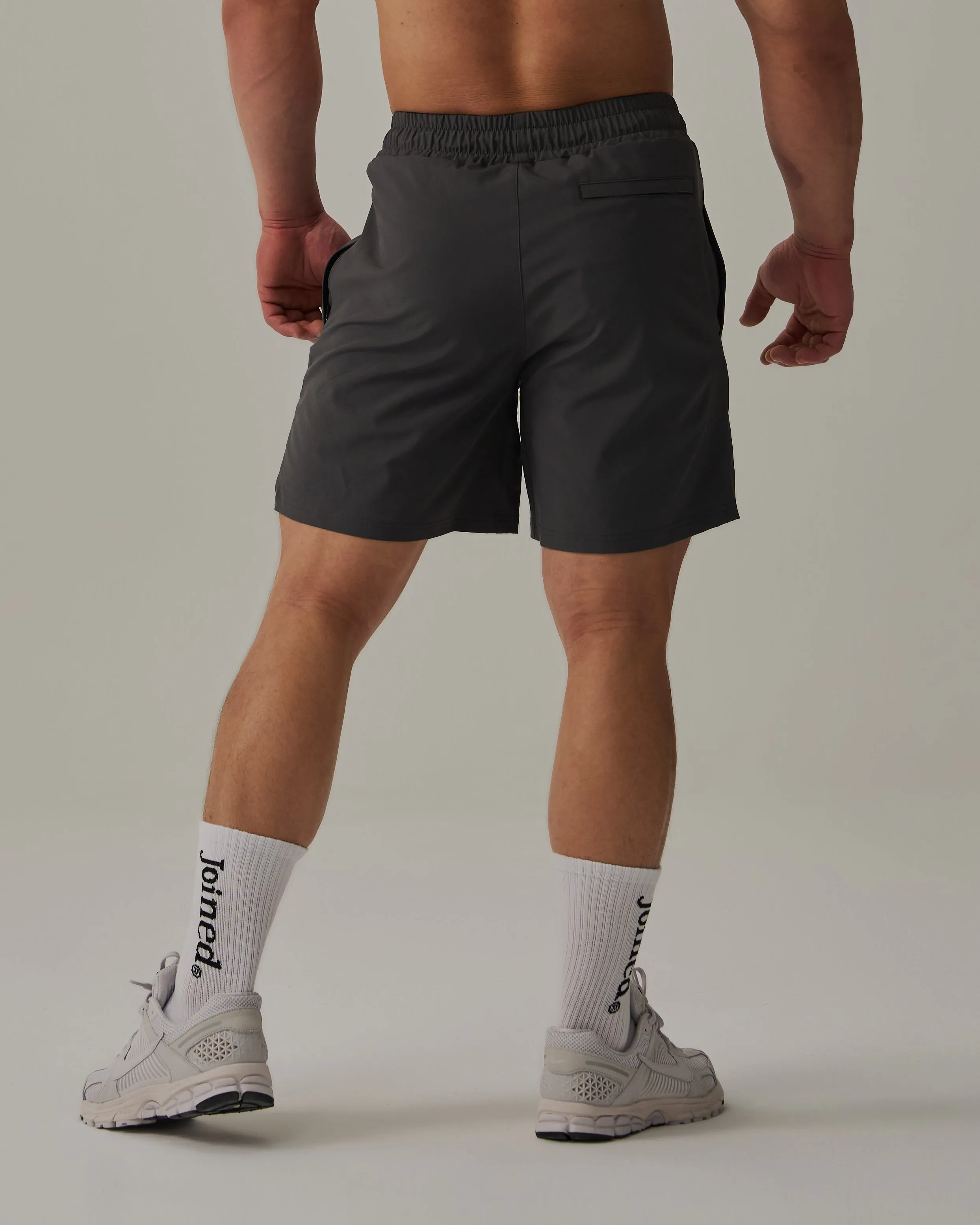 Patched Gym Shorts