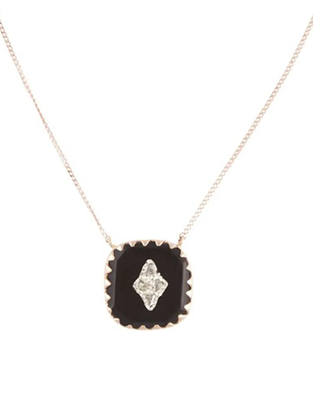 Pierrot N°2 Necklace - Black