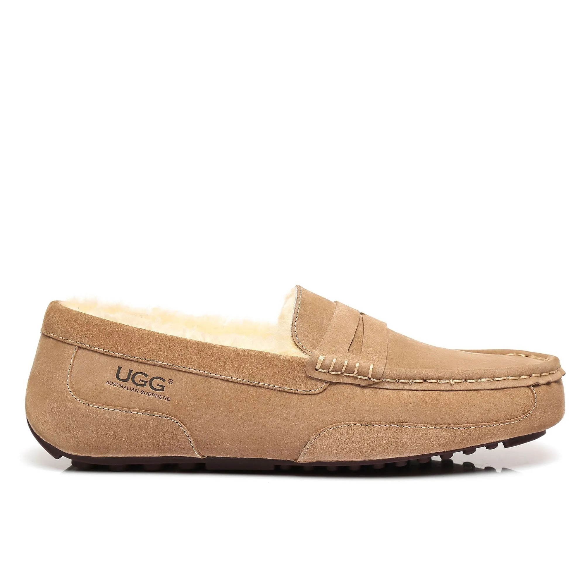 Premium Sheepskin Men UGG Moccasin