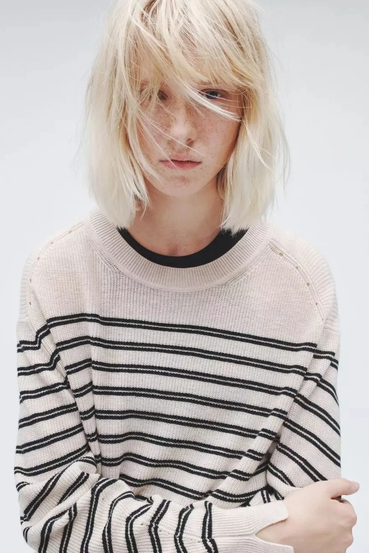 Rag & Bone Bree Crewneck Jumper - Turtle Dove