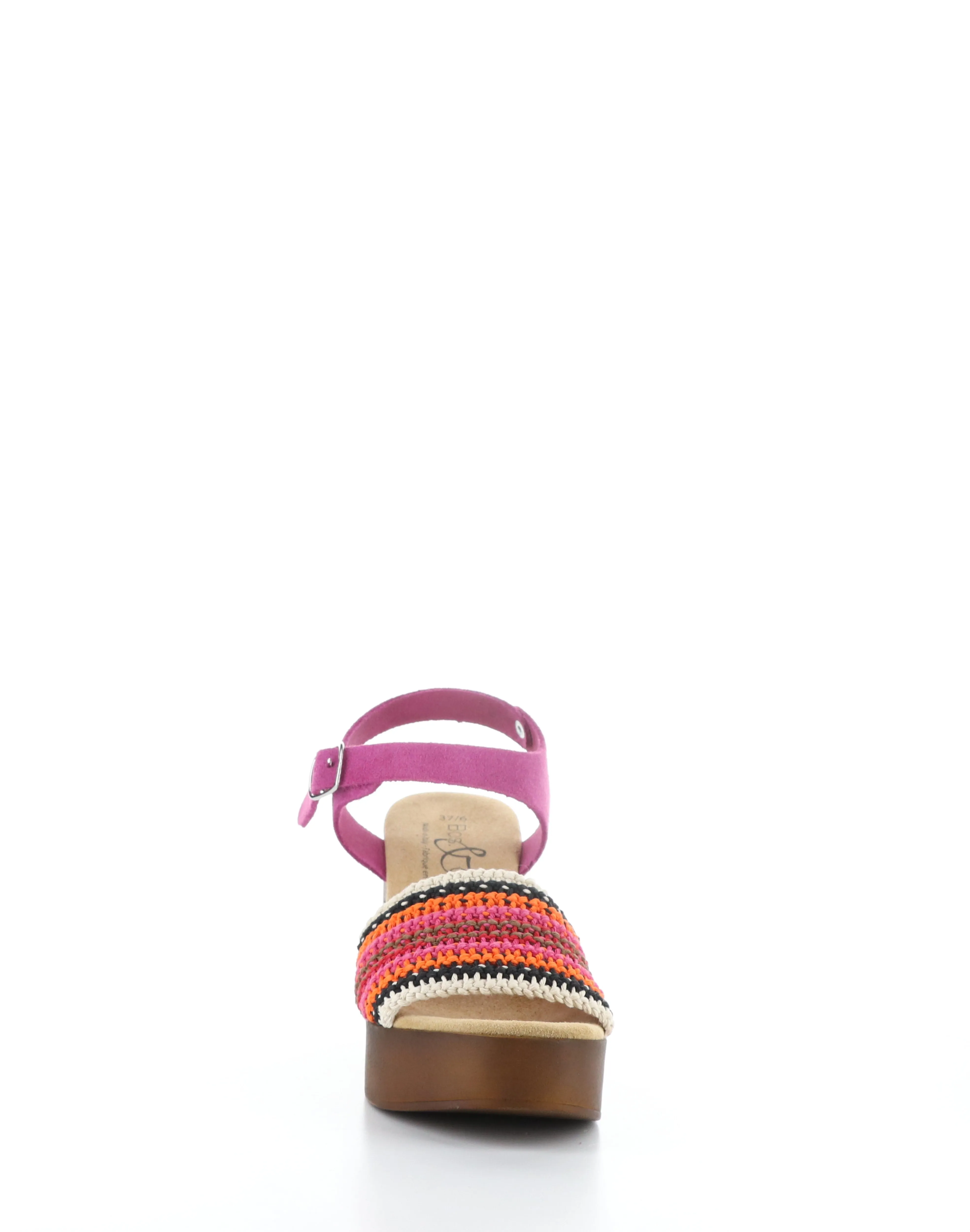 RENY ORANGE MULTI Round Toe Sandals