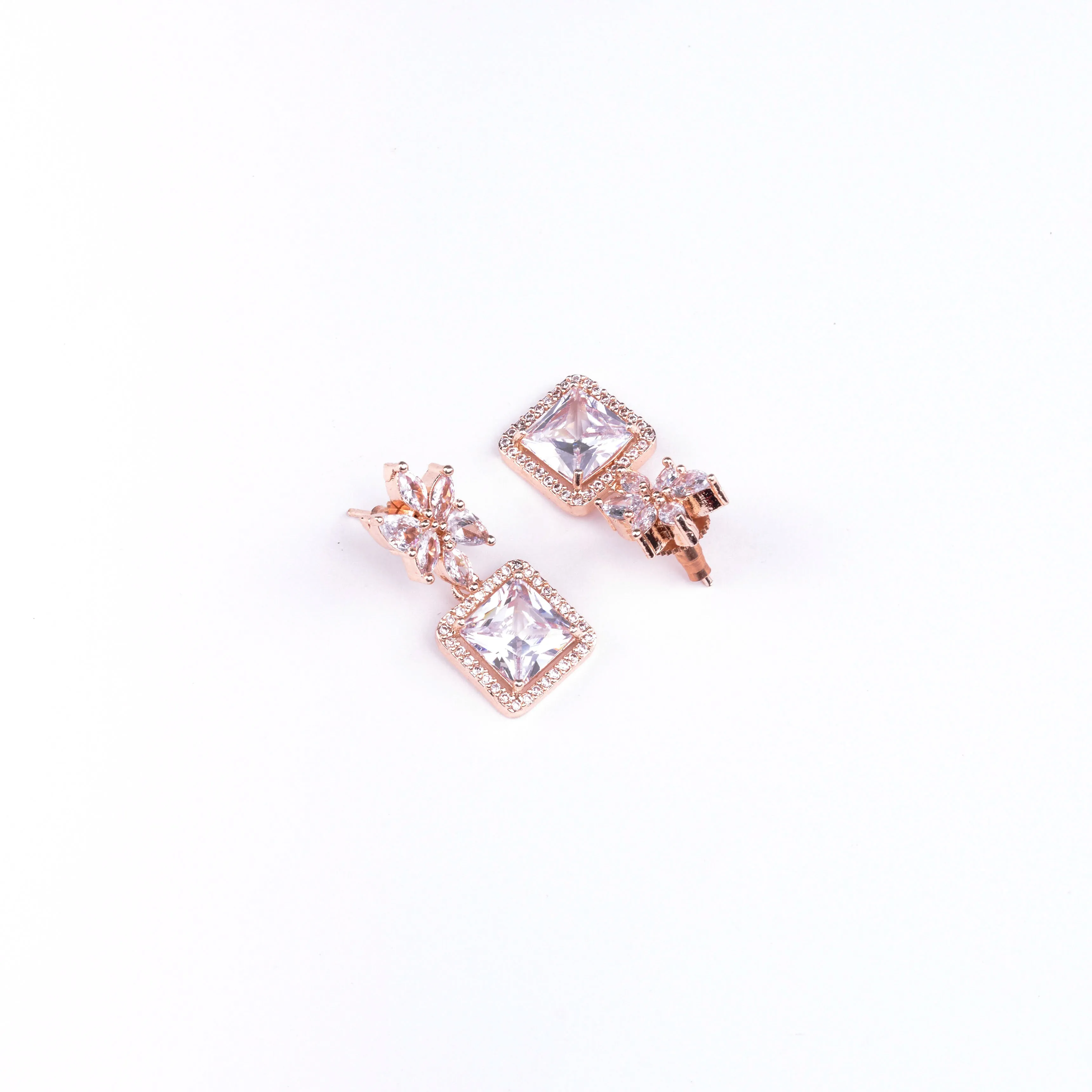 Rose Gold Harmony Earrings