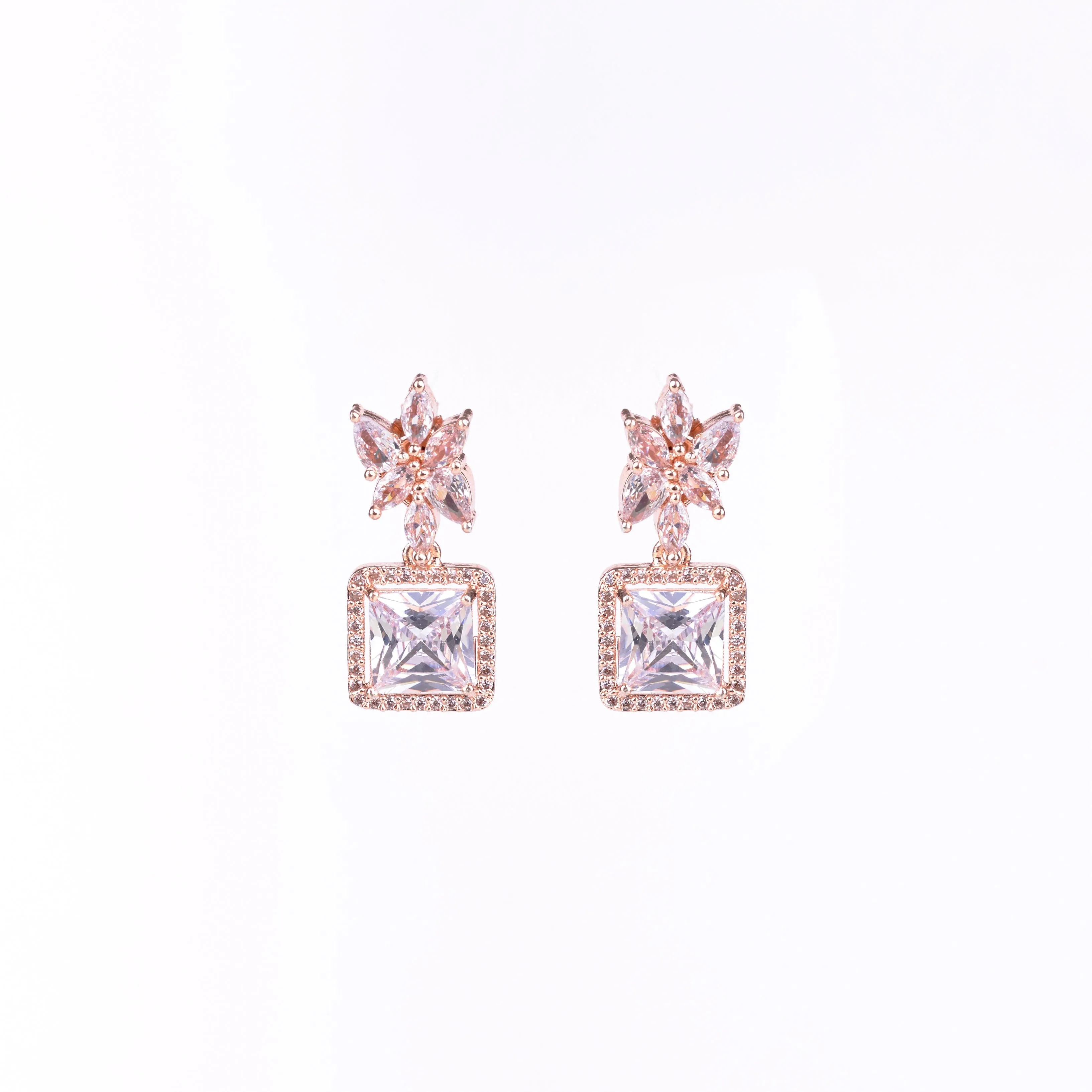 Rose Gold Harmony Earrings