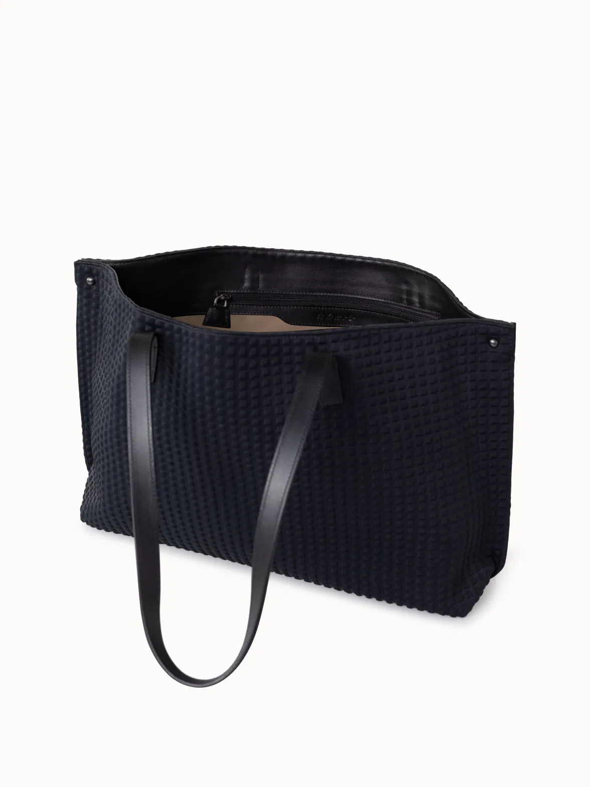 Small Shoulder Bag In Techno Trapezoid Fabric