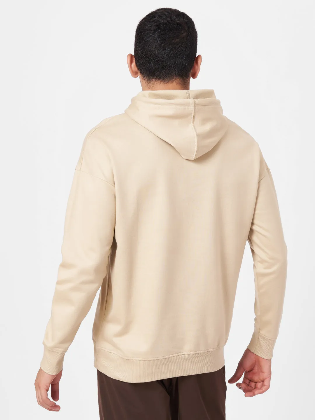 Solid Oversized Full Sleeve Hoodie