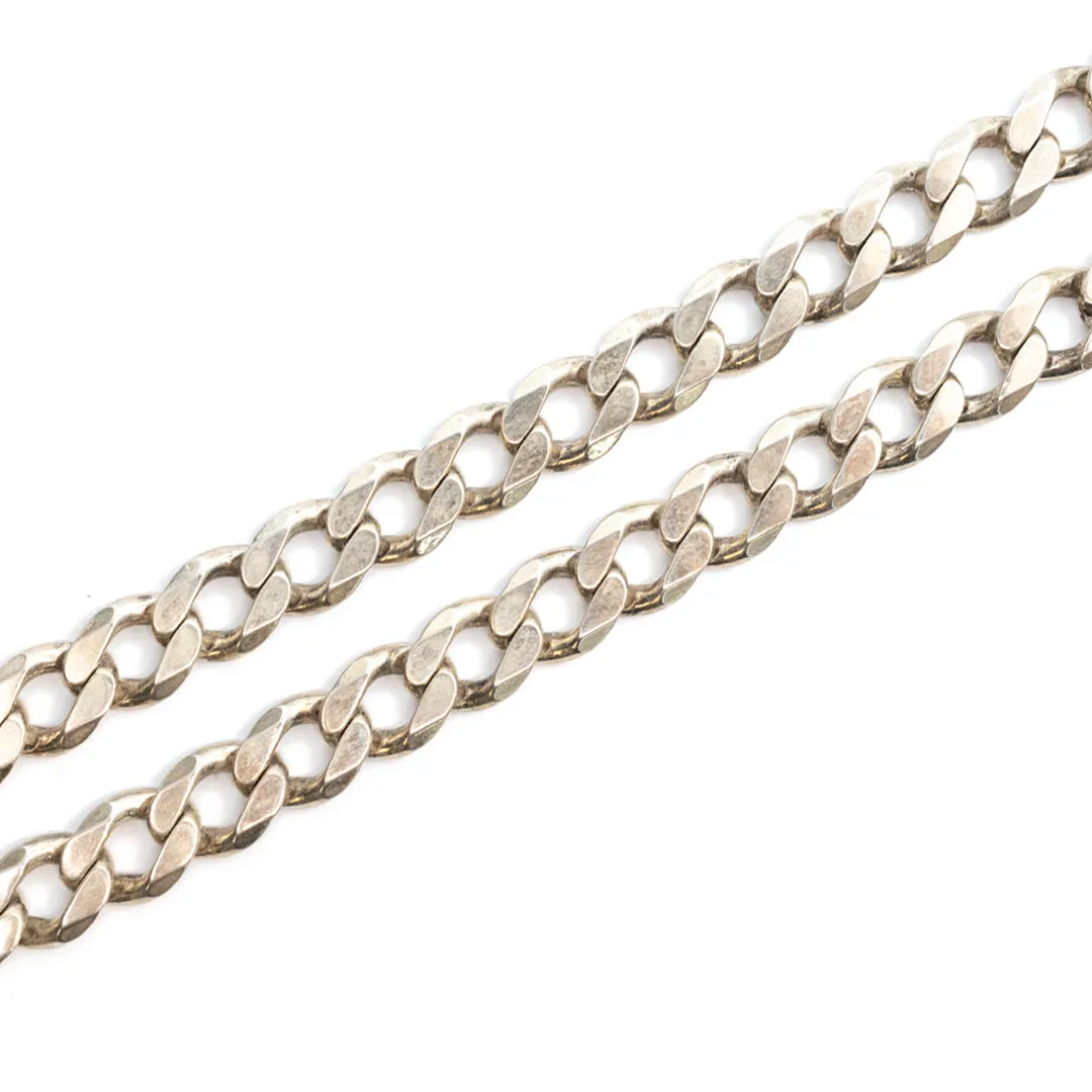 Sterling Silver Cuban Link Chain Necklace