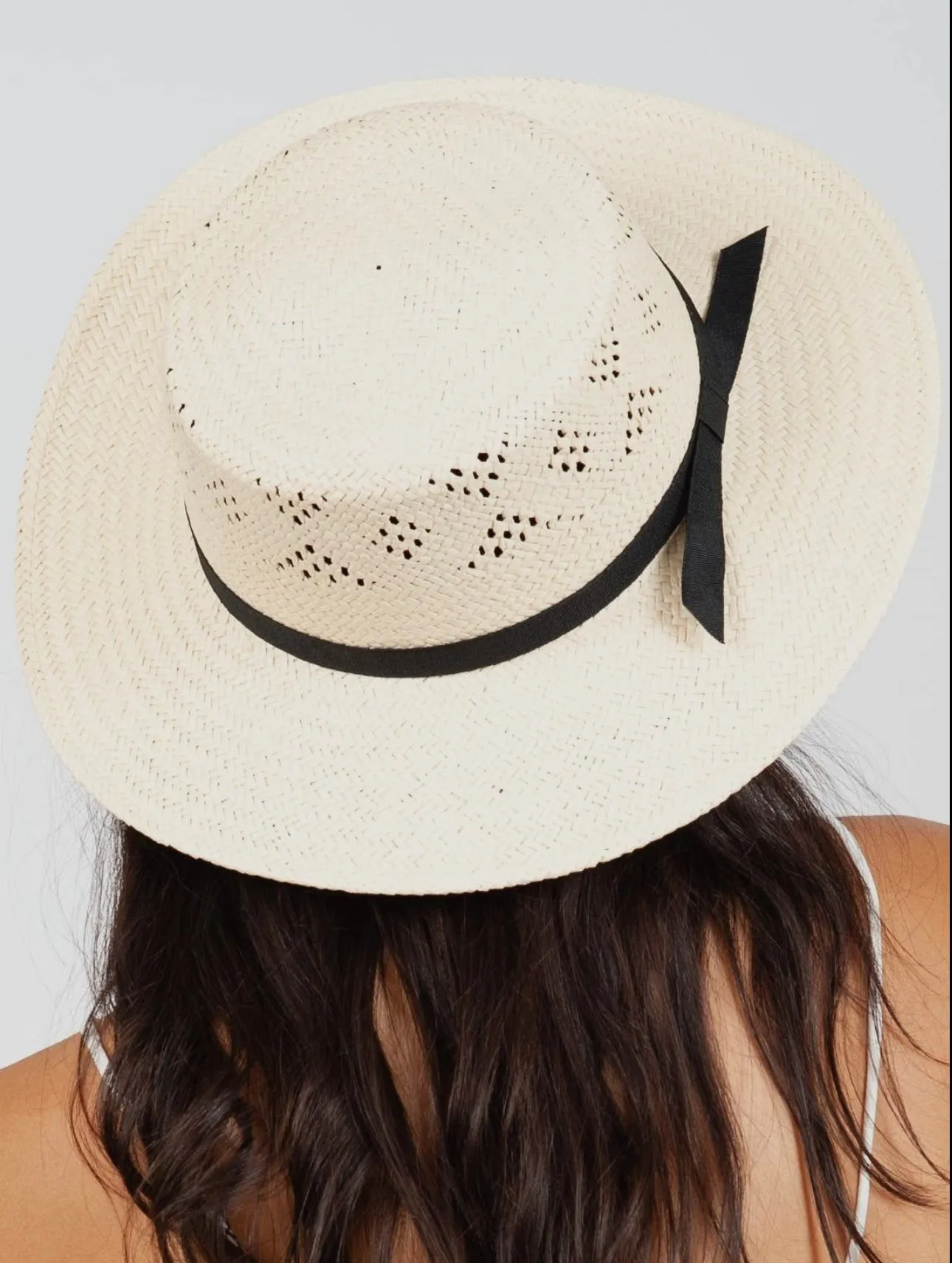 Straw Boater Hat