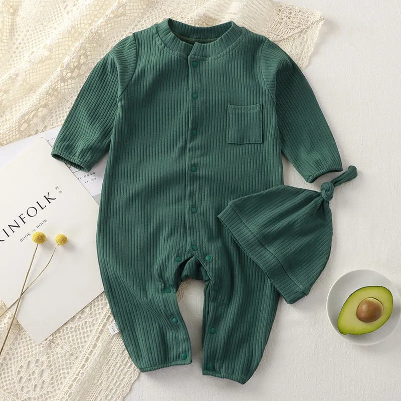 Stylish Comfortable Muslin Romper Set