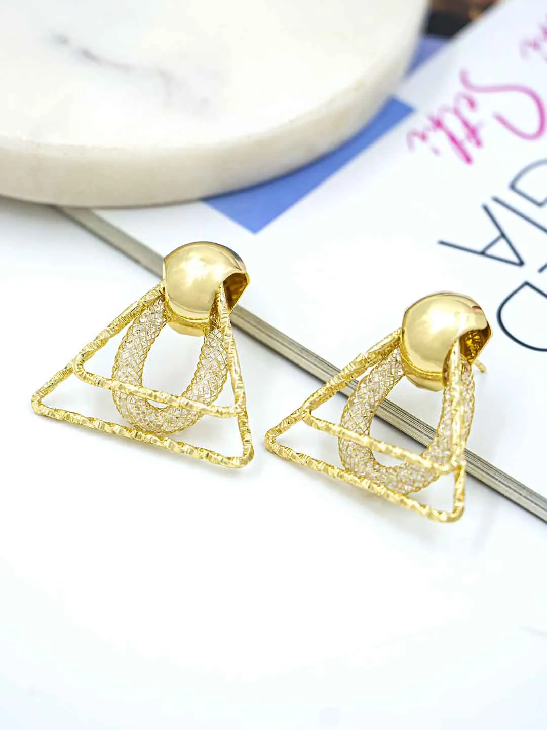 Trigno Drops Earring