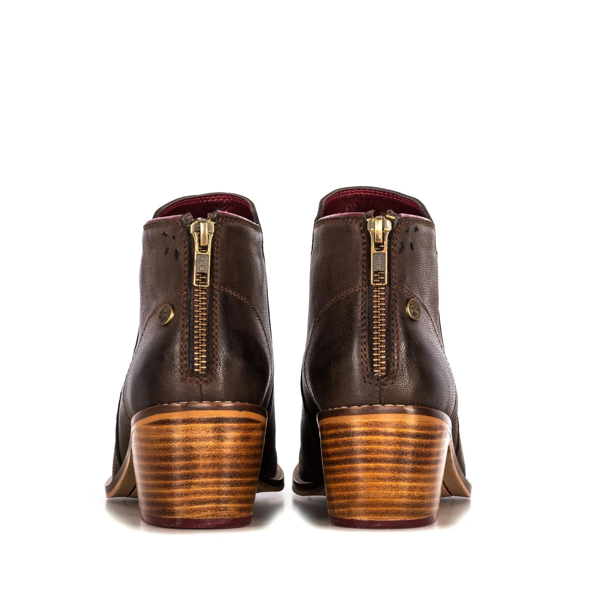 WILLOW BROWN ZIP BOOT