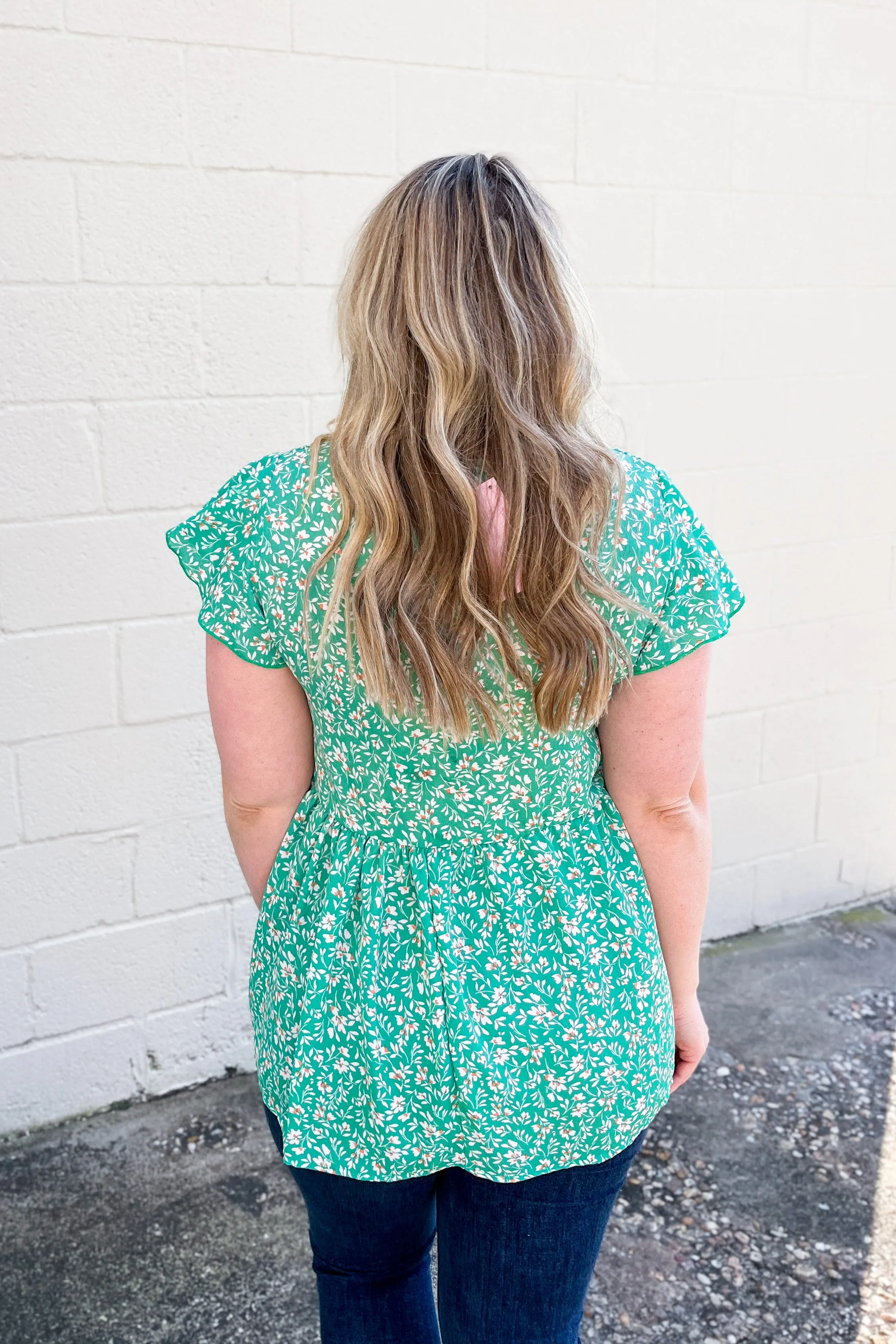 Won't Say No Floral Babydoll Top