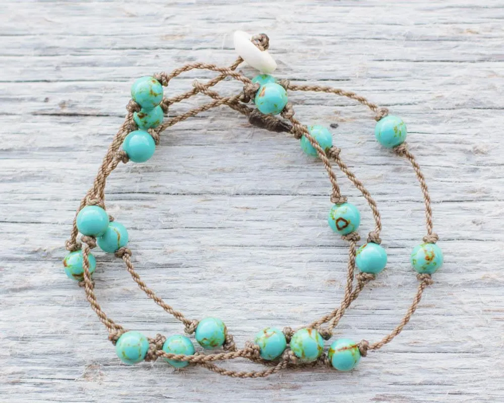 Wrap-1052-Turquoise Jasper Round Petite